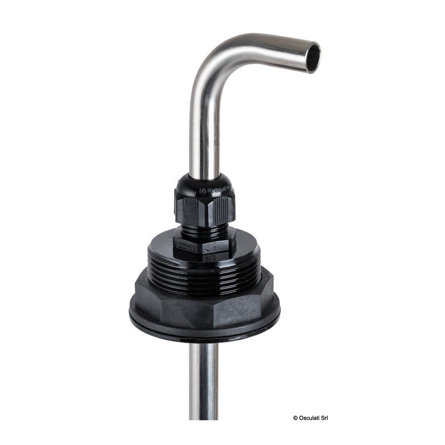 Tuyau de pompage H2O /carburant pour réservoirs en acier inox, plastique et aluminium 