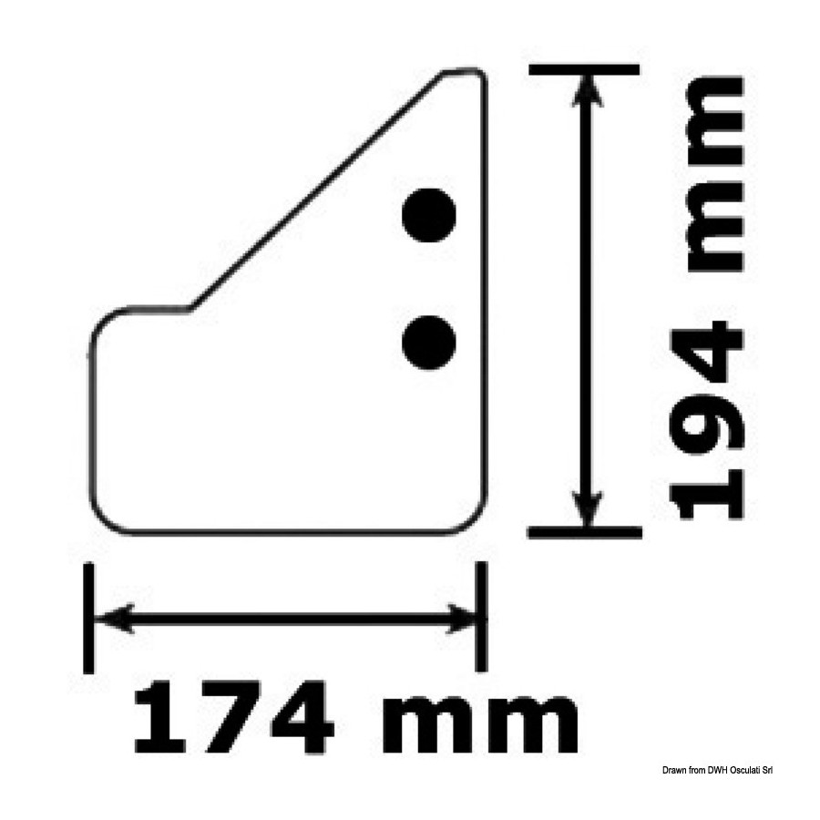 Stabilisateur Hydroboat Variante ou Accessoires Réduit:jusqu'à 50 HP *52.212.01*