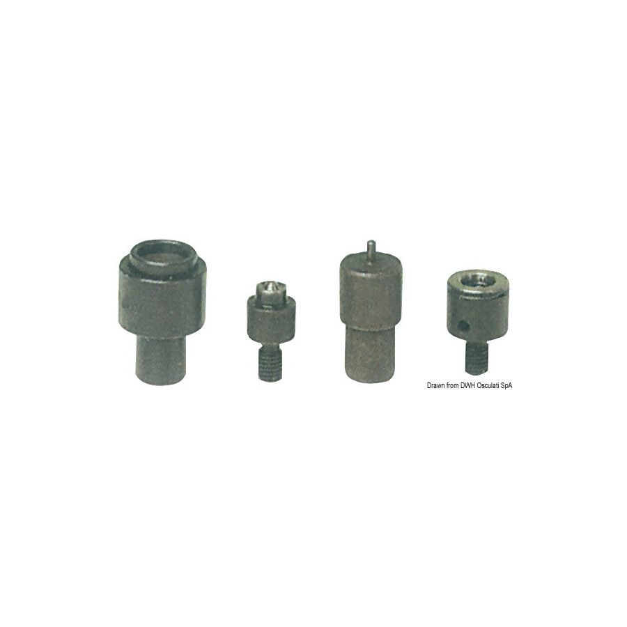 Kit de poinçons pour boutons 10.301.XX/10.303.XX 