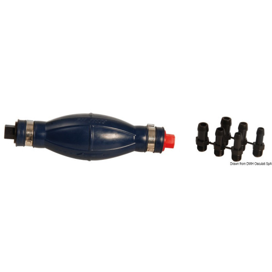 Pompe d'aspiration de carburant avec support multi-tuyaux 