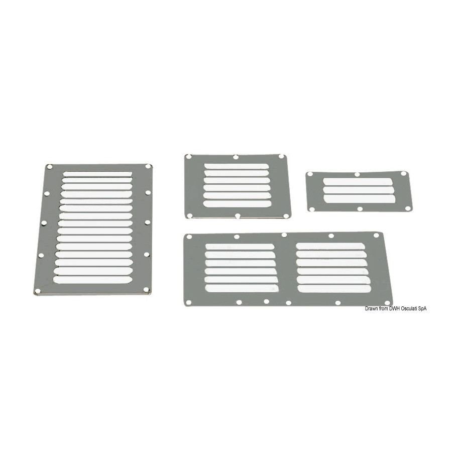 Grilles d’aération rectangulaires 
