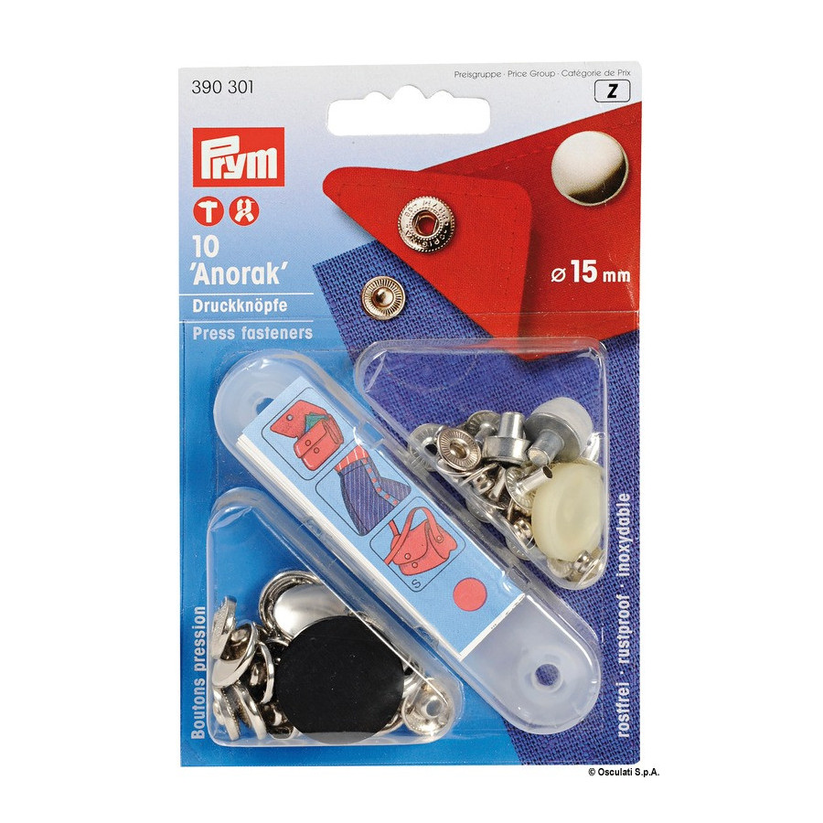 Boutons en laiton chromé 