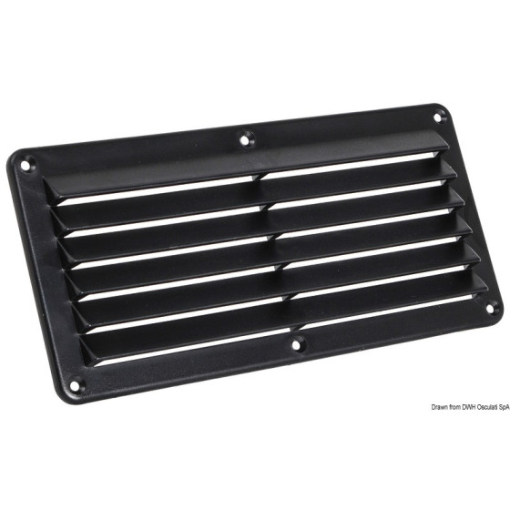 Prise d’air en nylon Variante ou Accessoires Réduit:nylon noir 125x260 mm *53.301.05* Qté : 4
