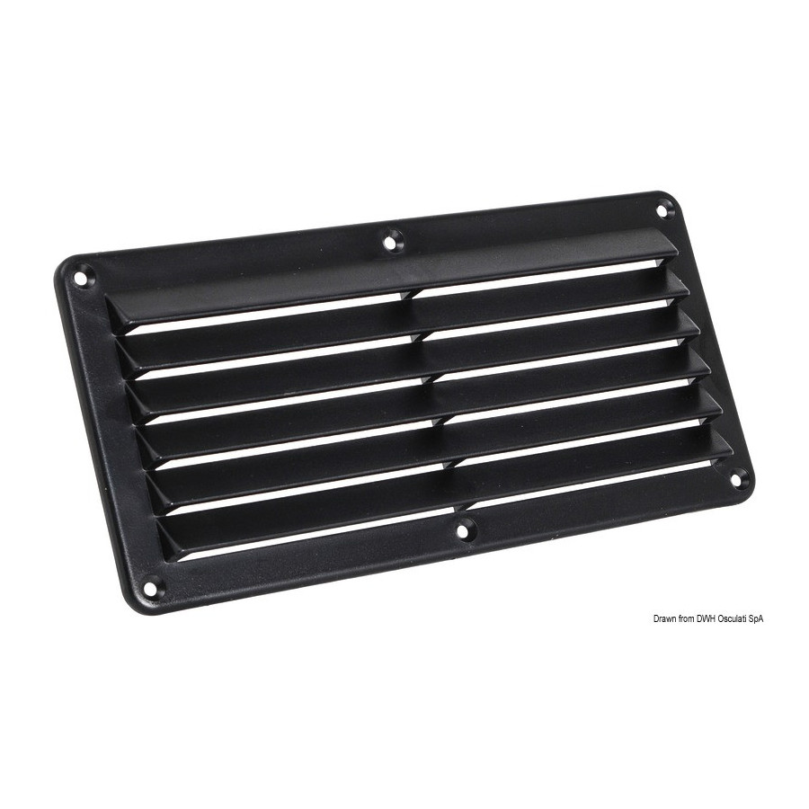 Prise d’air en nylon Variante ou Accessoires Réduit:nylon noir 125x260 mm *53.301.05* Qté : 4