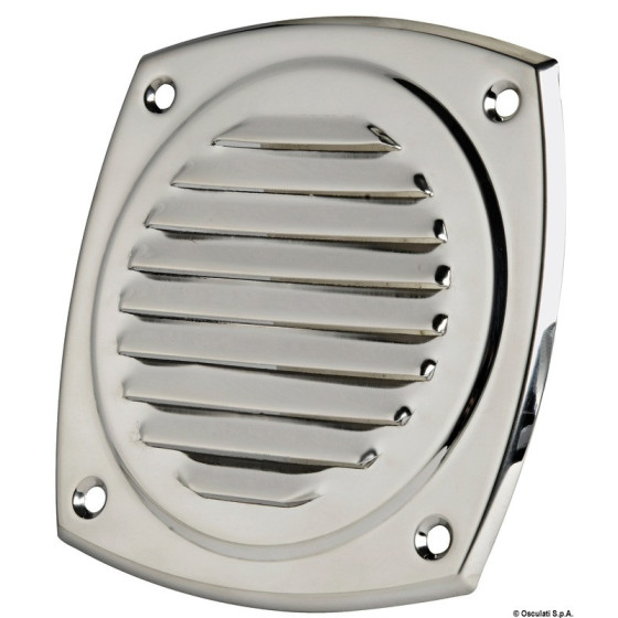 Grille d'aération en acier inox Variante ou Accessoires Réduit:inox 100x100 mm *53.302.01* Qté : 2