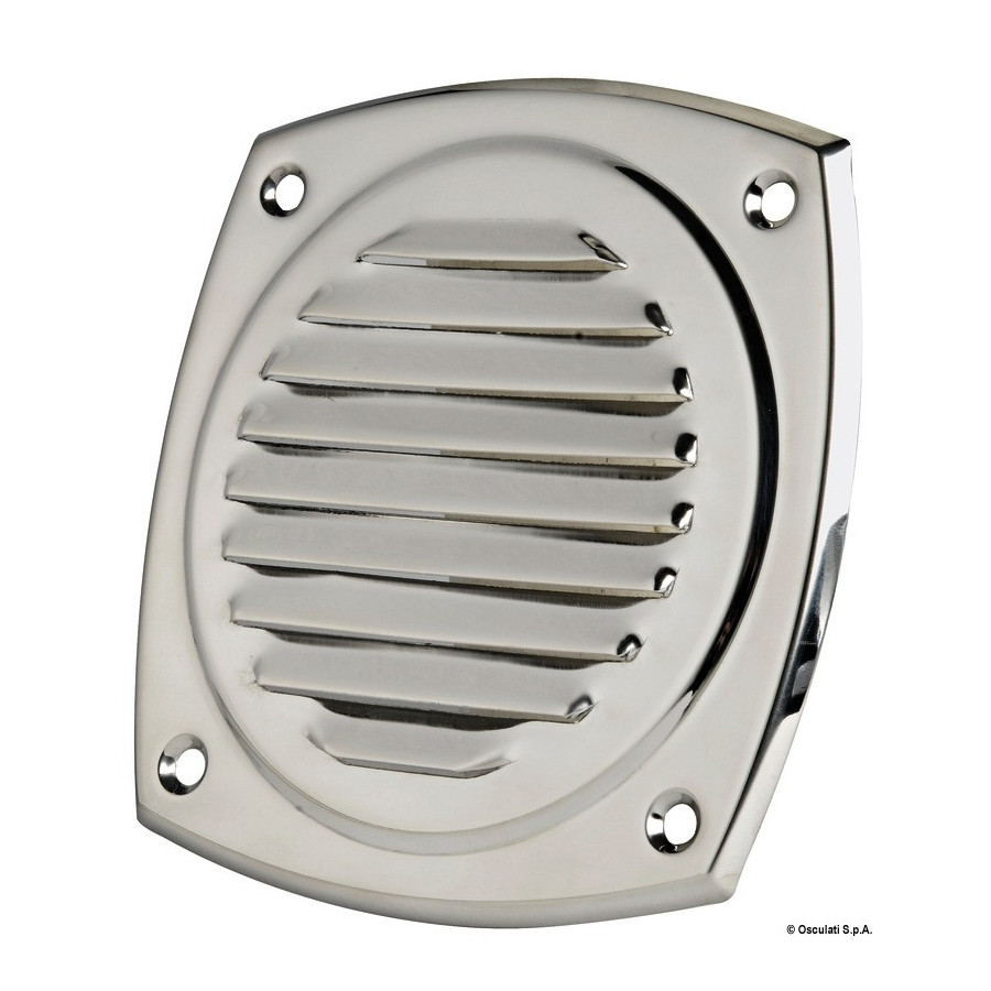 Grille d'aération en acier inox Variante ou Accessoires Réduit:inox 100x100 mm *53.302.01* Qté : 2