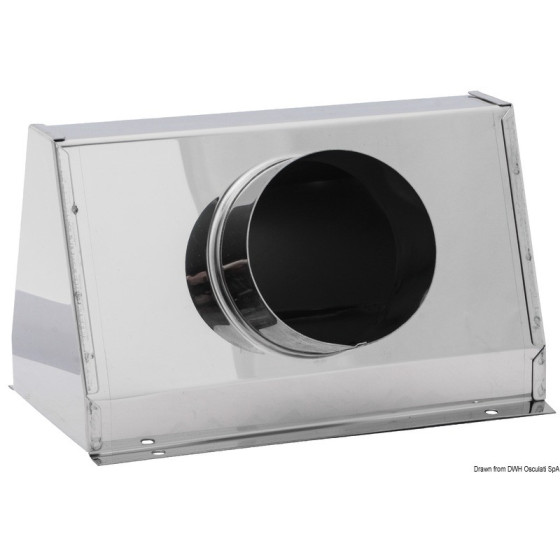 Caissons Variante ou Accessoires Réduit:air inox p. 1 tuyau Ø 75 mm *53.402.01*