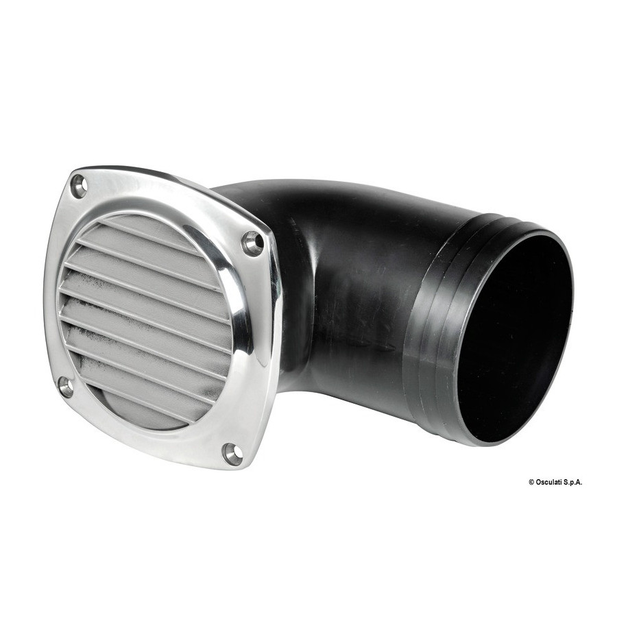 Raccords pivotants pour prises d'air inox 
