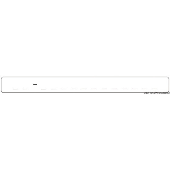 Plaques d’identification des bateaux Variante ou Accessoires Réduit:identification bateaux 140x13 mm *54.409.01* Qté : 10