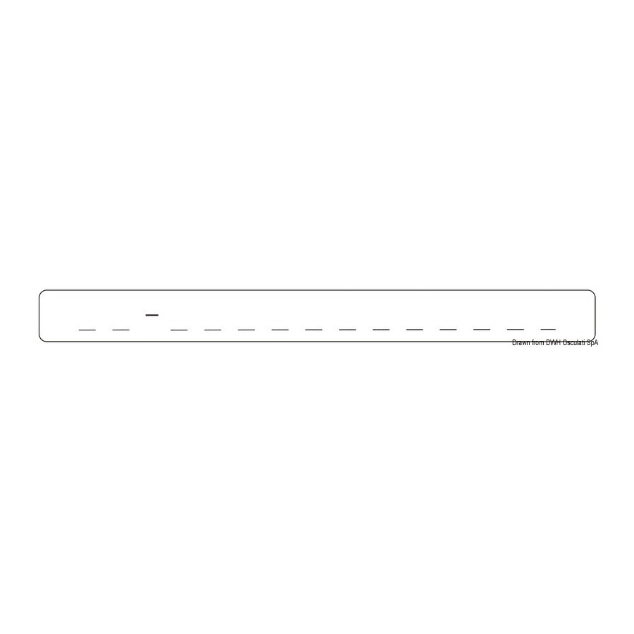 Plaques d’identification des bateaux Variante ou Accessoires Réduit:identification bateaux 140x13 mm *54.409.01* Qté : 10