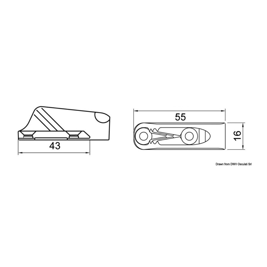 Coinceurs CLAMCLEATS Junior Ali Silver Variante ou Accessoires Réduit:CL 211 MKII *56.211.18*