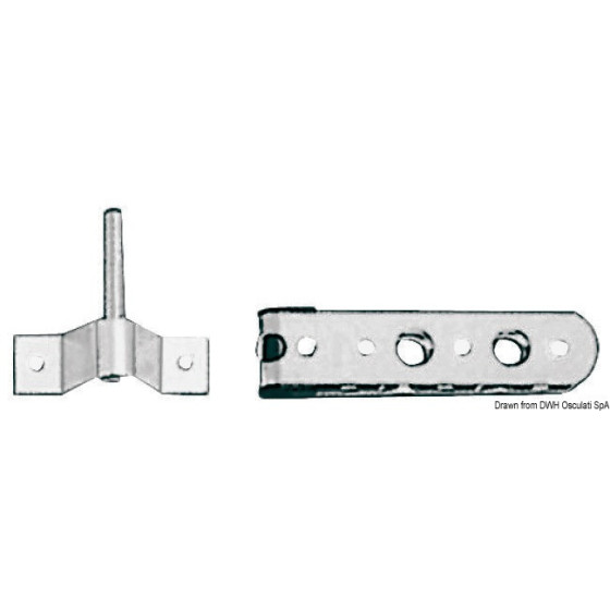 Fixations gouvernail 