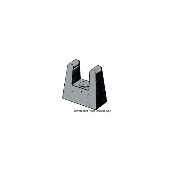 Clips pour fixer la rallonge sur la barre 