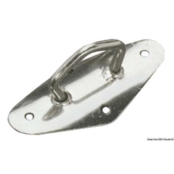 Anneau de tangon en inox 