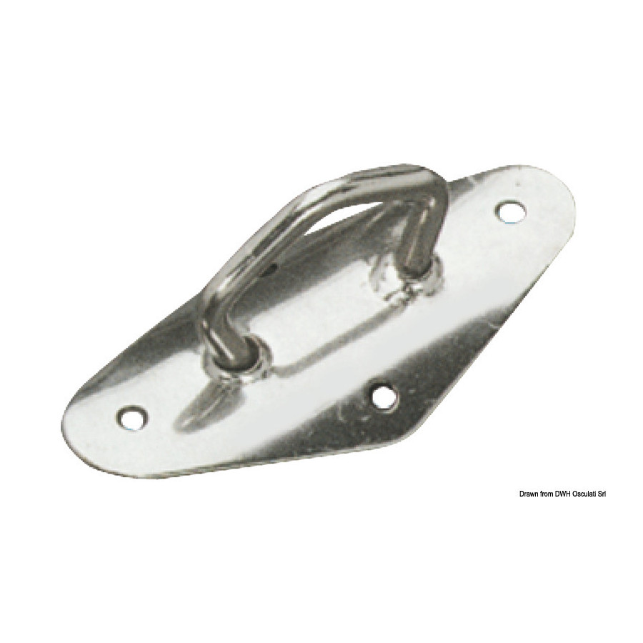 Anneau de tangon en inox 