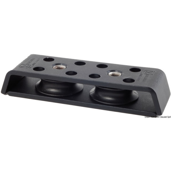 Renvois Variante ou Accessoires Réduit:aluminium anodisé 2 poulies *61.230.02*