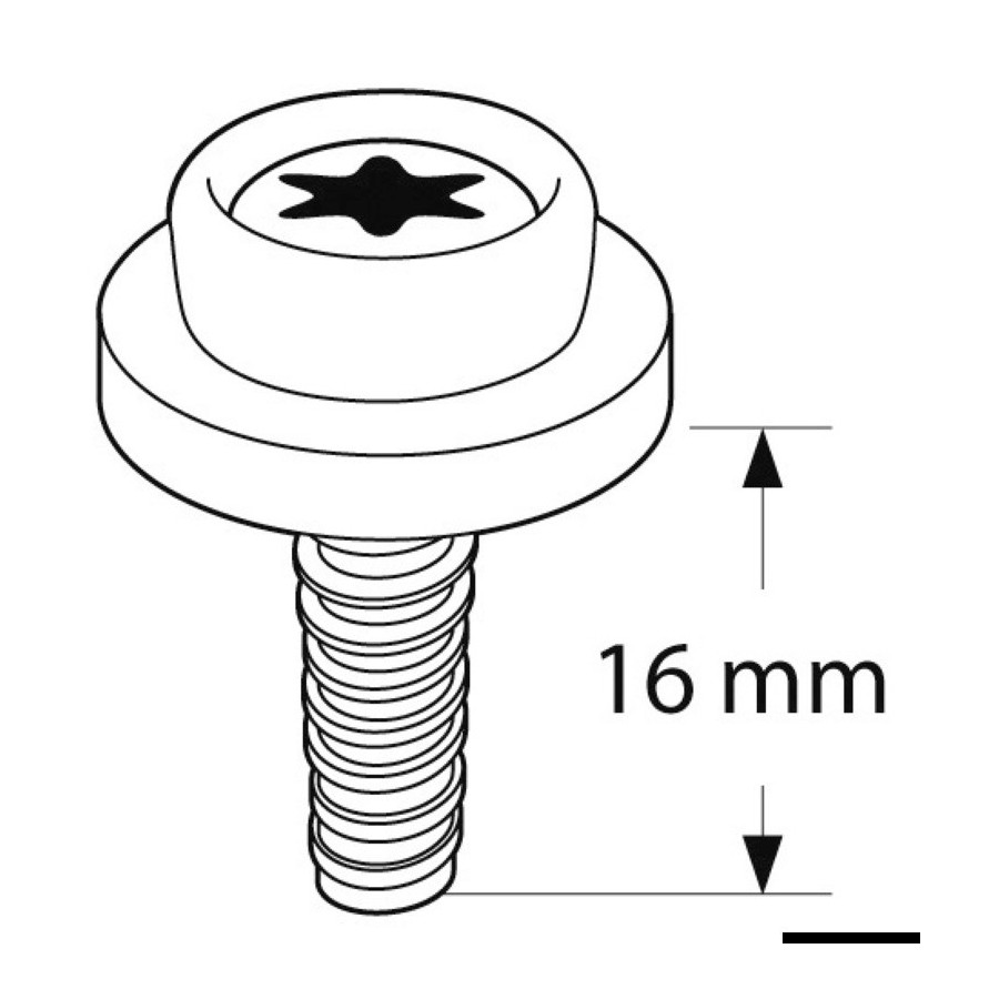 Bouton universel en composite CAF-COMPO 