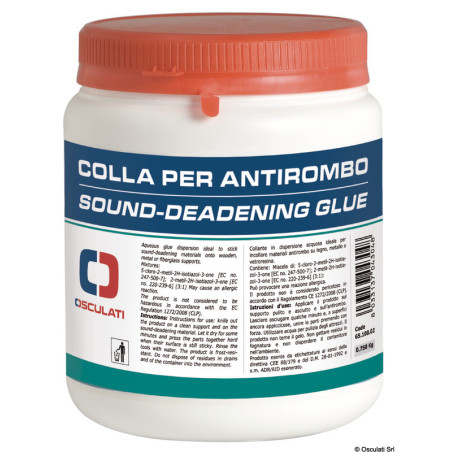 Colle ignifugée pour phonoisolants/phonoabsorbants