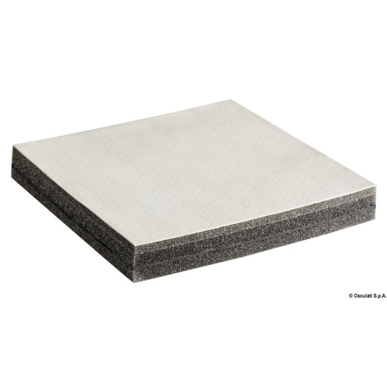 Plaques anti-bruit phono-absorbants et phono-isolants avec simili cuir perforé 