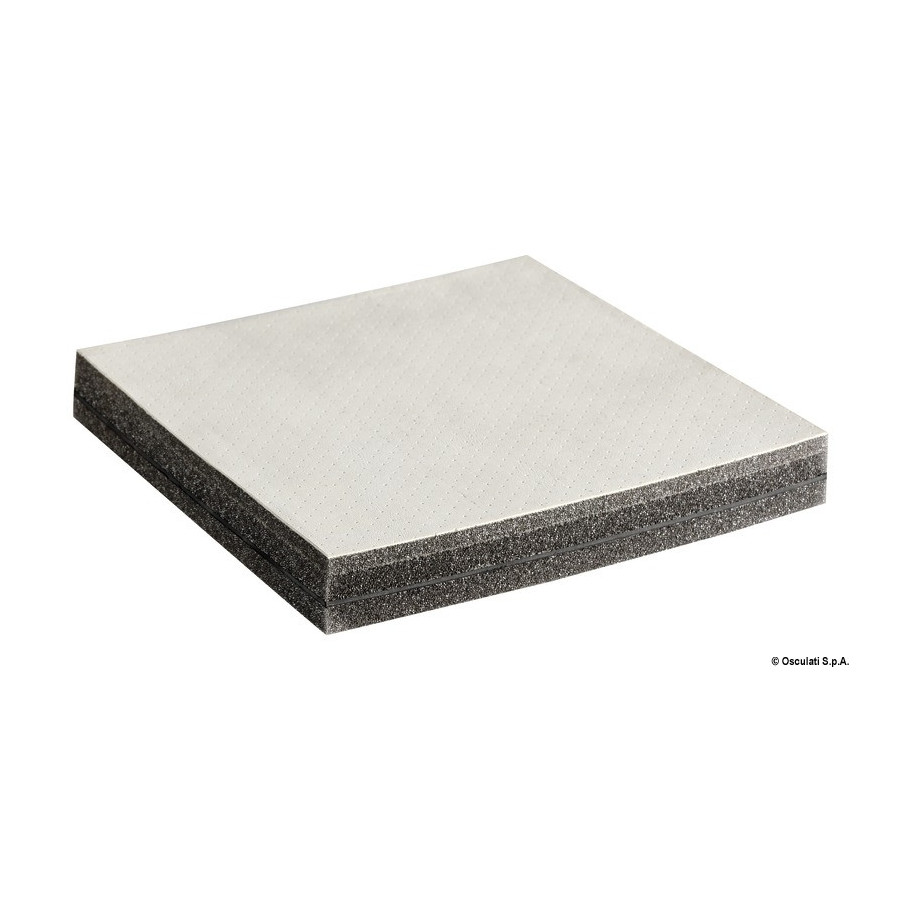 Plaques anti-bruit phono-absorbants et phono-isolants avec simili cuir perforé 