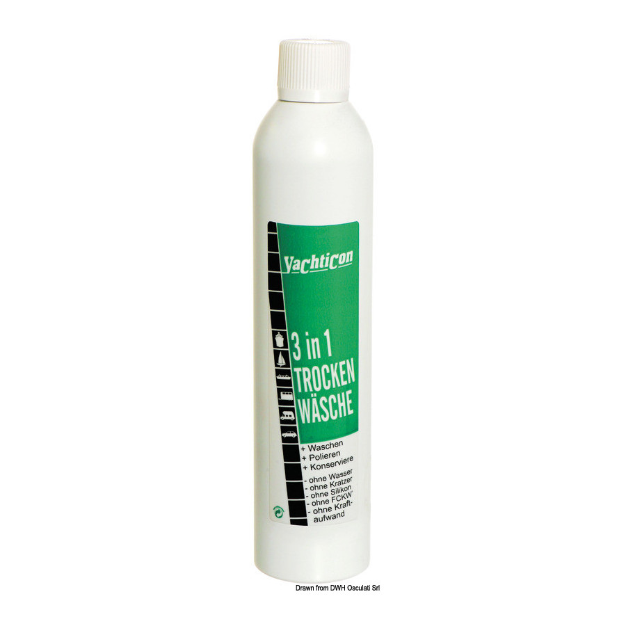 Détergent polissant protecteur Spray YACHTICON 3 en 1 Dry-Wash 
