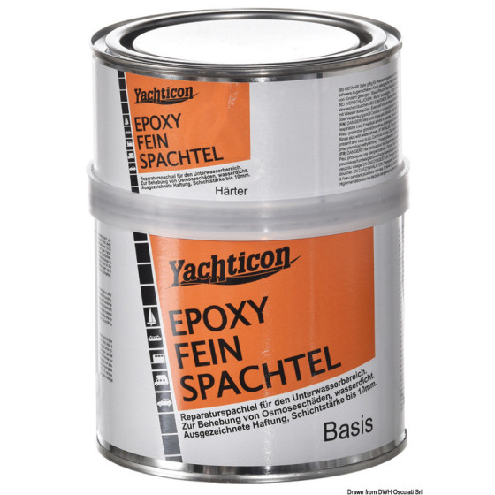 Résine époxy à 2 composants YACHTICON Water Resistant 
