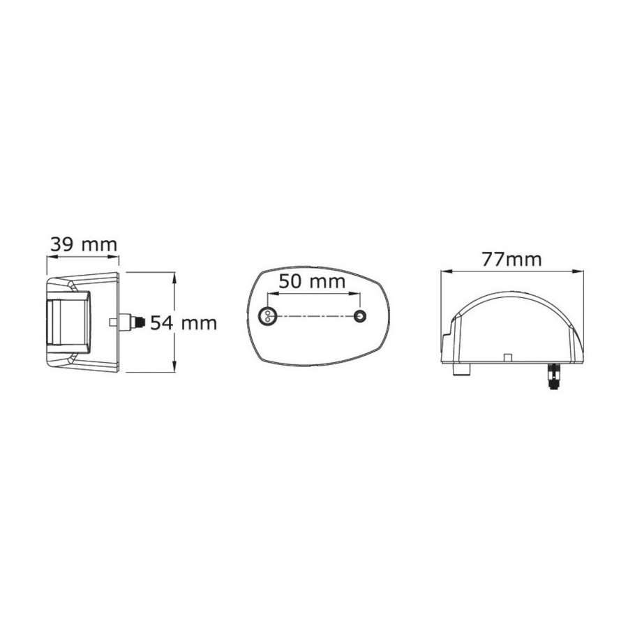 Feux de navigation Mouse à LED jusqu'à 20 mètres 