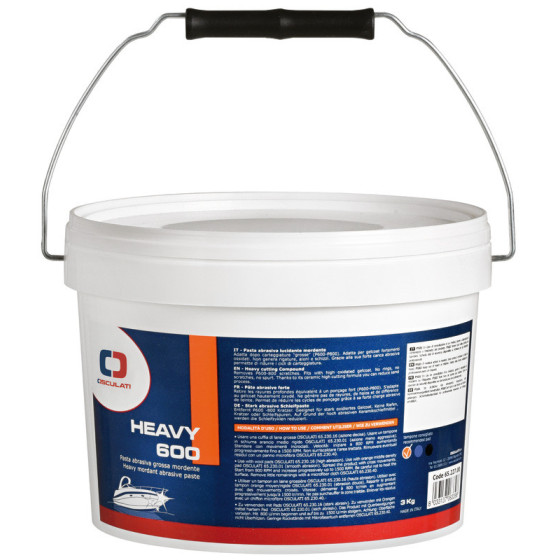 Heavy 600 - Pâte abrasive épaisse preneuse Variante ou Accessoires Réduit:épaisse Osculati Heavy 600 3kg blanc *65.227.00*