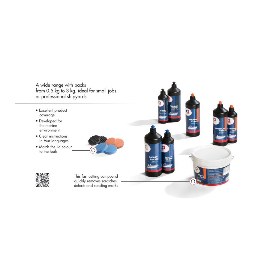 Accessoires Boat Care pour pâtes abrasives OSCULATI 