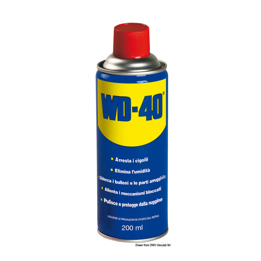 Lubrifiant Multifonction WD-40 Variante ou Accessoires Réduit:WD-40 200 ml *65.280.01*