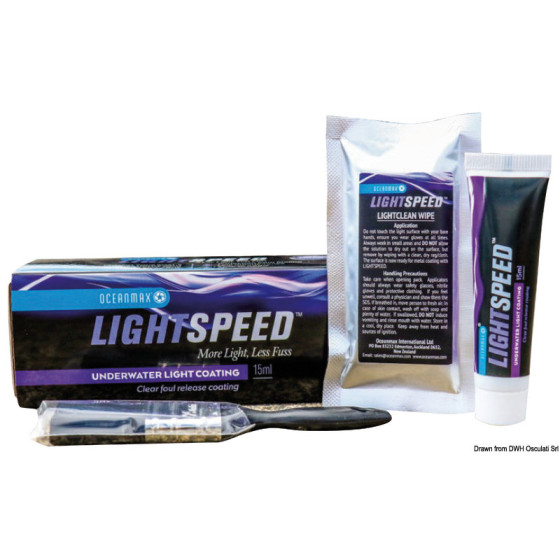 Peinture anti-adhésive à base de silicone pour phares sous-marins LIGHTSPEED by Oceanmax 