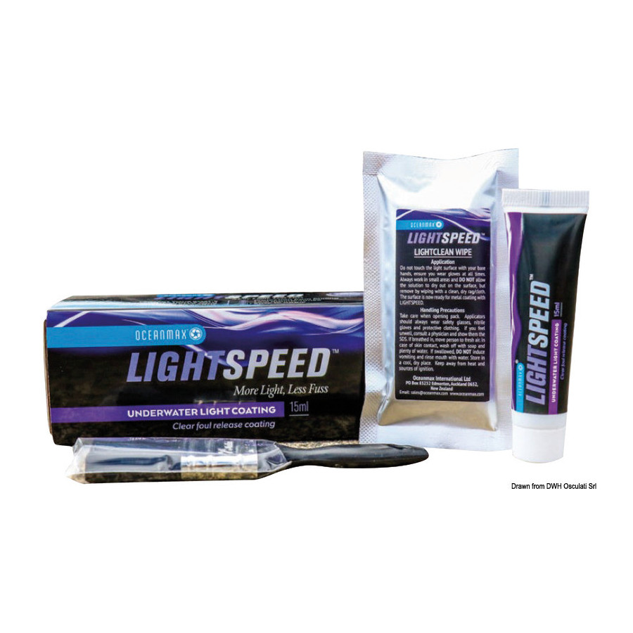 Peinture anti-adhésive à base de silicone pour phares sous-marins LIGHTSPEED by Oceanmax 