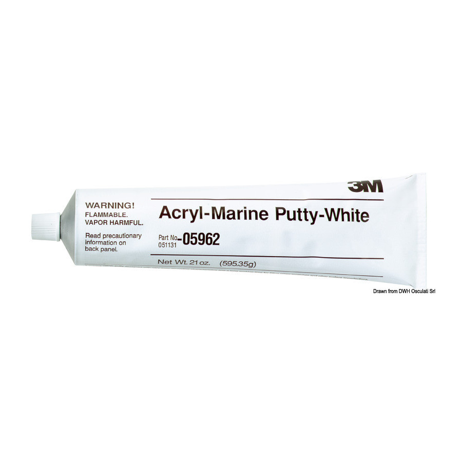 3M Marine Acryl Putty White 