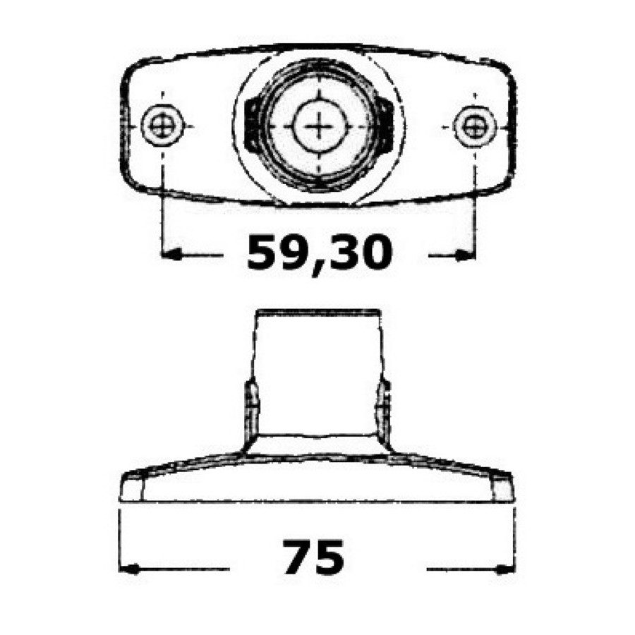 Feu de mouillage Evoled 360° avec source lumineuse 