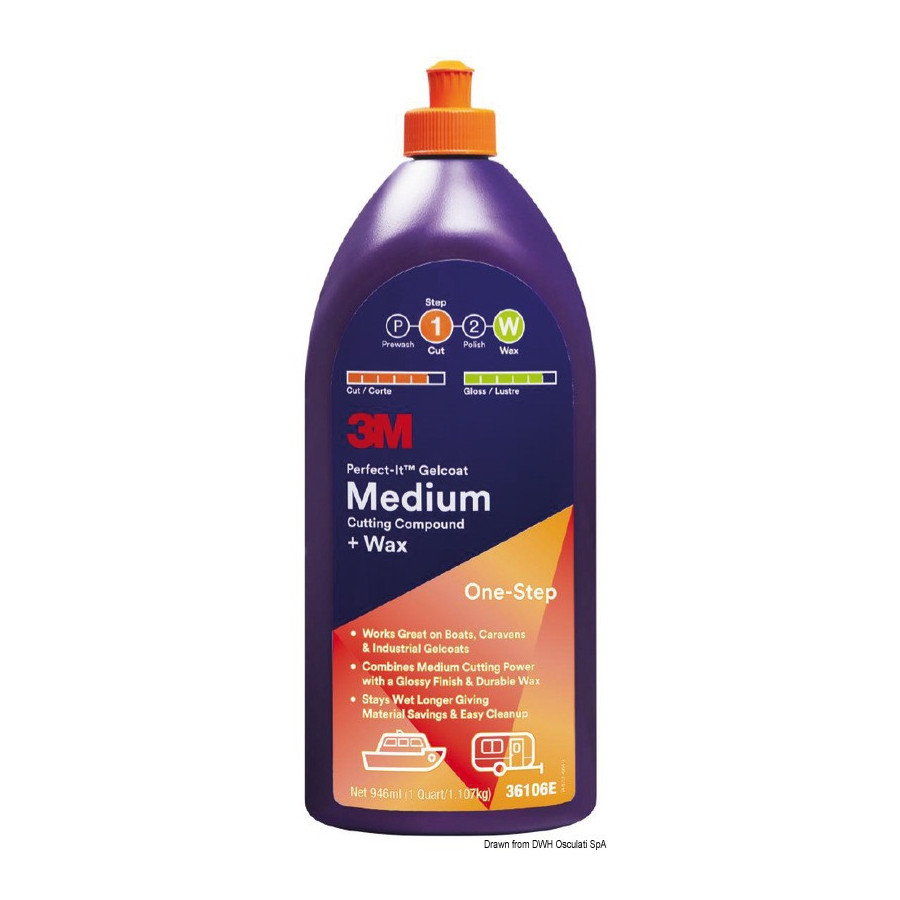 Medium Cutting Compound + Wax - Polish pour oxydations moyennes 