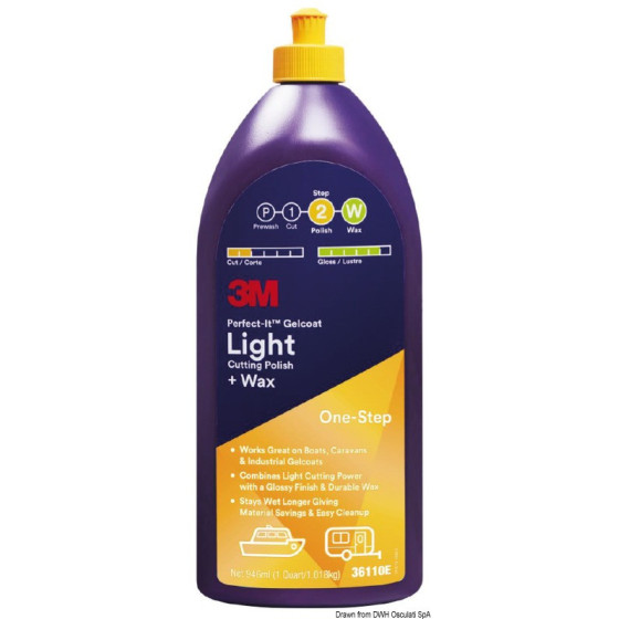 Light Cutting Compound + Wax - Polish pour oxydations légères 