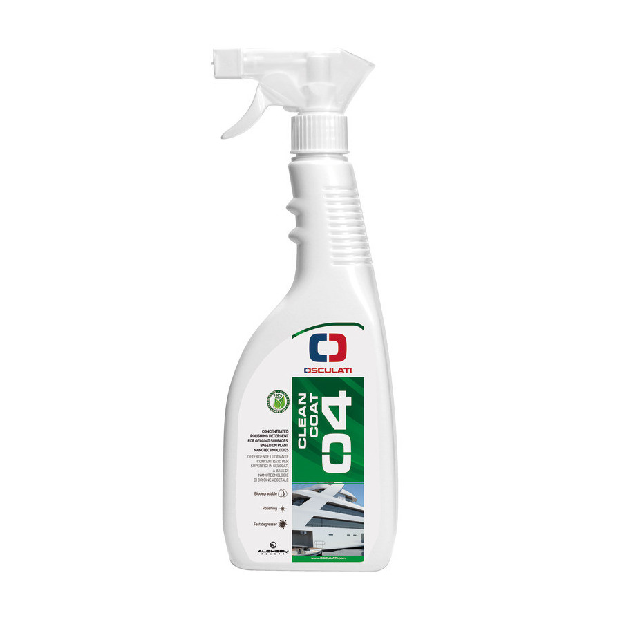 Cleancoat - détergent polissant pour surfaces en gelcoat 