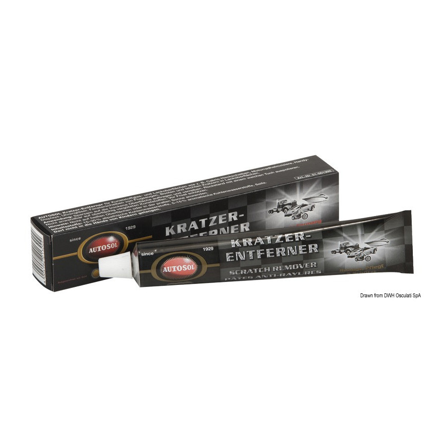 Pâte AUTOSOL pour éliminer les rayures sur acrylique, verre et surfaces transparentes 