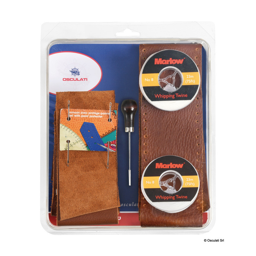 Kit pour revêtir les timons de cuir Variante ou Accessoires Réduit:timons de cuir marron *65.527.01*