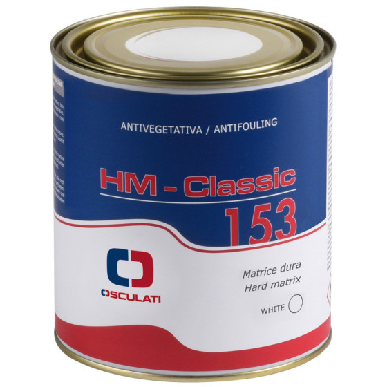 Antifouling HM Classic 153 Variante ou Accessoires Réduit:matrice dure HM Classic 153 blanc 0,75 l *65.611.11*