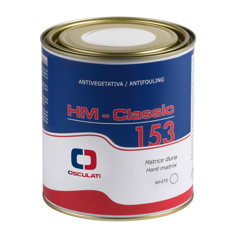 Antifouling HM Classic 153 Variante ou Accessoires Réduit:matrice dure HM Classic 153 blanc 0,75 l *65.611.11*