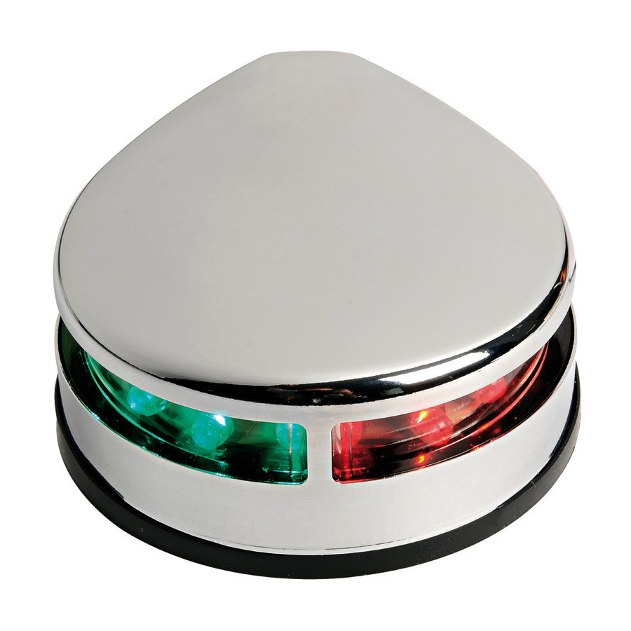 Feux de navigation Evoled à LED à faible consommation en inox pour fixation sur plan Variante ou Accessoires Réduit:bicolore cor