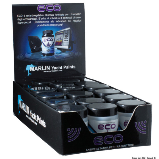 Anti-fouling MARLIN Eco pour transducteurs, echosondeurs et log 