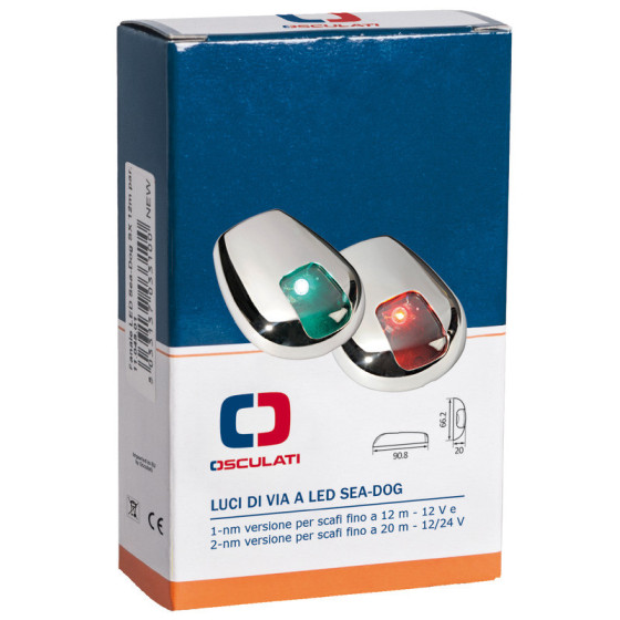 Feux de navigation à LED Sea-Dog en inox 