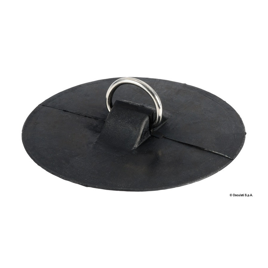 Anneaux en "D" en inox avec support en EPDM 