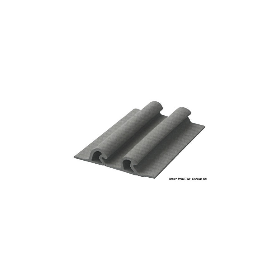 Profil anti-embruns double en EPDM 