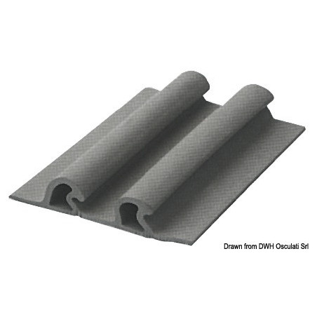 Profil anti-embruns double en EPDM