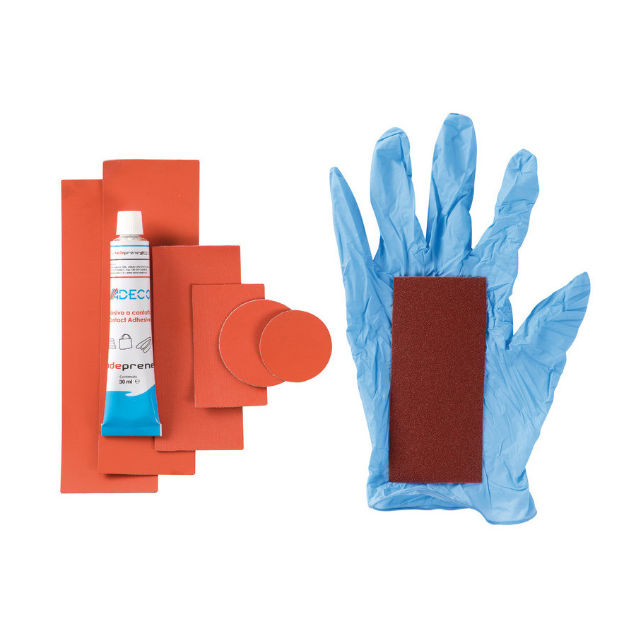 Kit de réparation pour canots en néoprène Rubber Kit 