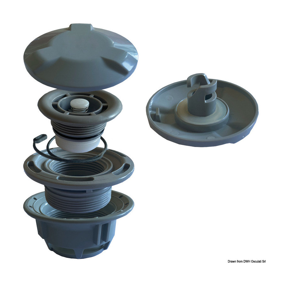 Valve de gonflage VA NX Variante ou Accessoires Réduit:Grey with exchangeable body core *66.446.35*