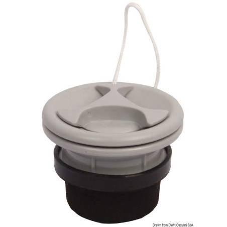 Valve de gonflage/dégonflage pour canots pneumatiques